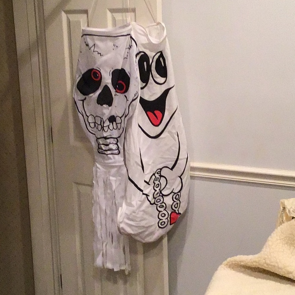 Halloween skeleton&ghost wind chums